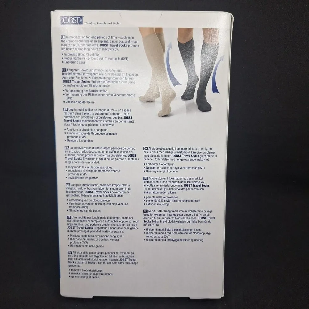 Jobst Travel Socks 15-20 mmHg Beige Size 1